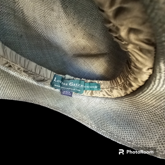 Summer Louise Green Khaki straw Hat - Picture 7 of 7